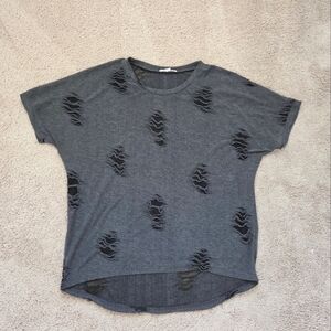 Honey Punch Grunge Distressed Tshirt Size Small